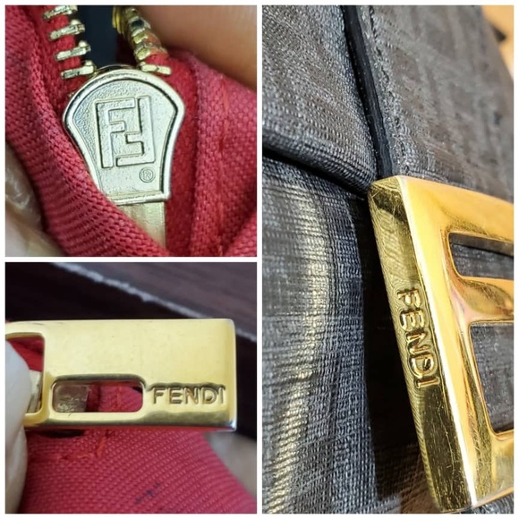 Authentic Fendi Tobacco Zuchinno Coated Canvas Mama Forever Shoulder Bag - Picture 8 of 12